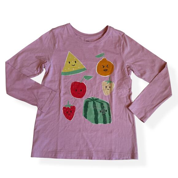 Tea Collection Friendly Fruit Graphic Tee 6 - Picture 1 of 8